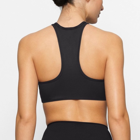 SKIMS - Signature Swim - High Neck Racer Top | Size: 3X | Color: Onyx | NWT/NEW - Picture 3 of 11